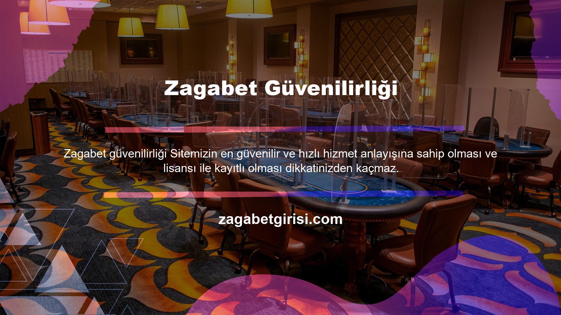 Müşteri memnuniyetini ön planda tutma lisansına sahip olan Zagabet slotları, kurulduğu günden bu yana ve Türkiye pazarına girdiği günden bu yana bu hedefinden hiç sapmadı